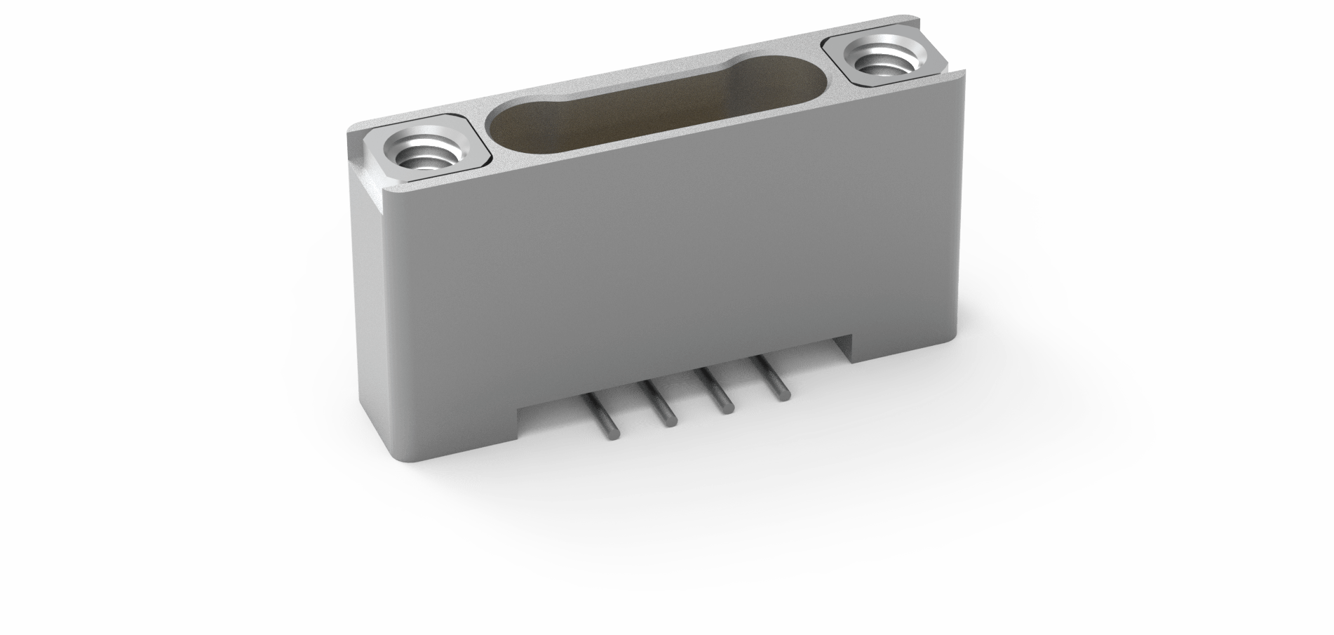 Nano-D, Metal, Pre-Terminated Plug (1 Row)